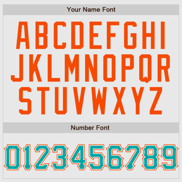 Custom White Aqua Pinstripe Aqua-Orange Authentic Raglan Sleeves Baseball Jersey