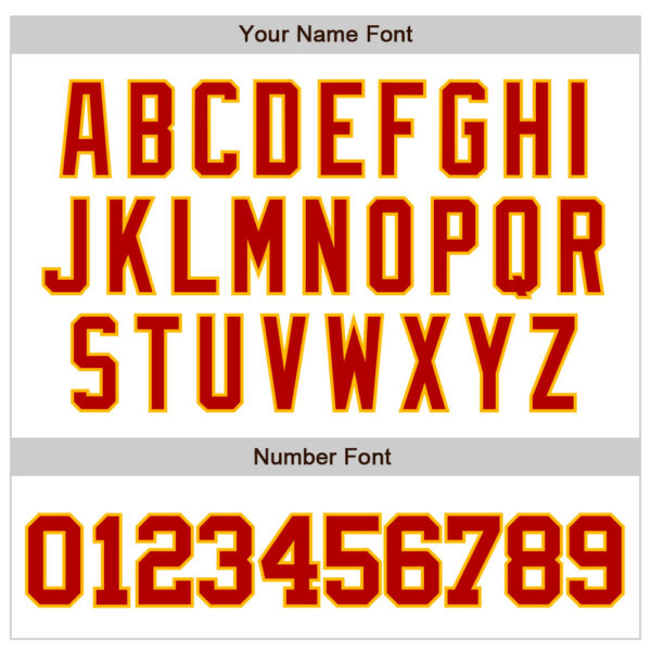 Custom White Red-Gold Authentic Raglan Sleeves Baseball Jersey