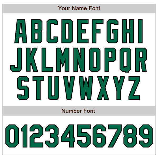 Custom White Kelly Green-Black Authentic Raglan Sleeves Baseball Jersey