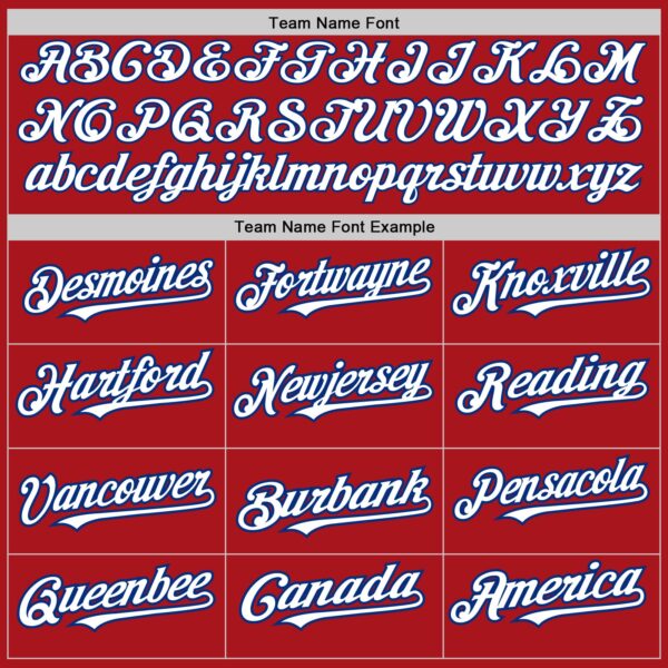 Custom Red White-Royal Authentic Raglan Sleeves Baseball Jersey