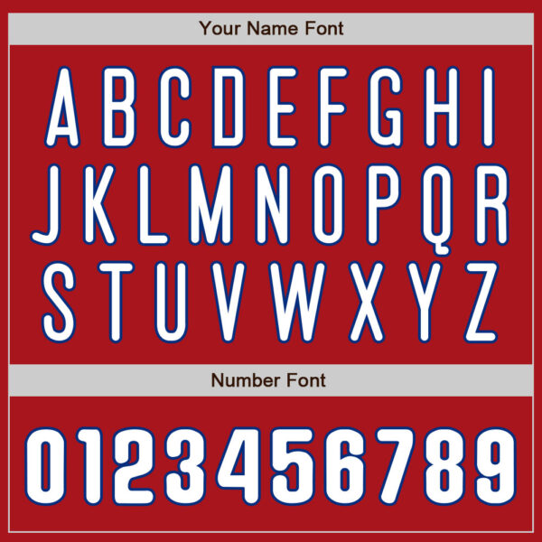 Custom Red White-Royal Authentic Raglan Sleeves Baseball Jersey