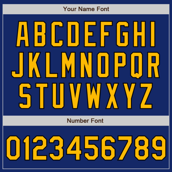 Custom Royal Gold-Black Authentic Raglan Sleeves Baseball Jersey