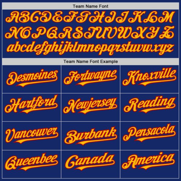 Custom Royal Gold-Red Authentic Raglan Sleeves Baseball Jersey