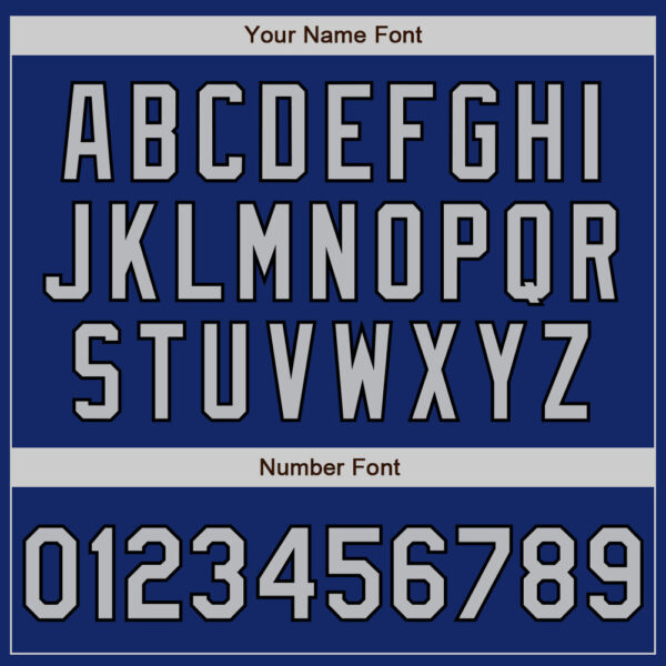 Custom Royal Gray-Black Authentic Raglan Sleeves Baseball Jersey