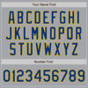 Custom Gray Royal-Yellow Authentic Raglan Sleeves Baseball Jersey