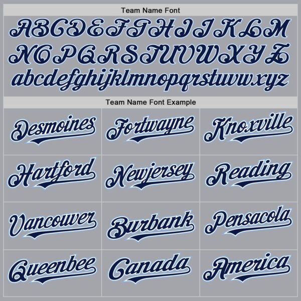 Custom Gray Navy-Light Blue Authentic Raglan Sleeves Baseball Jersey