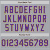 Custom Gray Purple-Old Gold Authentic Raglan Sleeves Baseball Jersey