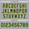 Custom Gray Green-Gold Authentic Raglan Sleeves Baseball Jersey