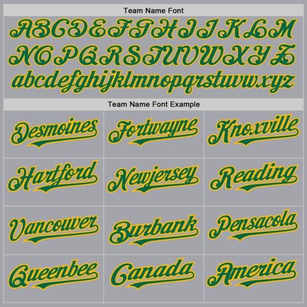 Custom Gray Kelly Green-Gold Authentic Raglan Sleeves Baseball Jersey