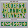 Custom Gray Kelly Green-Gold Authentic Raglan Sleeves Baseball Jersey