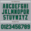 Custom Gray Kelly Green-Black Authentic Raglan Sleeves Baseball Jersey