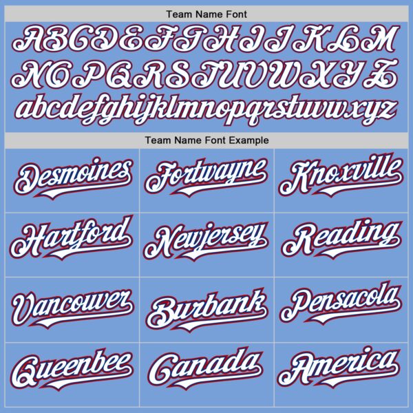 Custom Light Blue White Red-Royal Authentic Raglan Sleeves Baseball Jersey