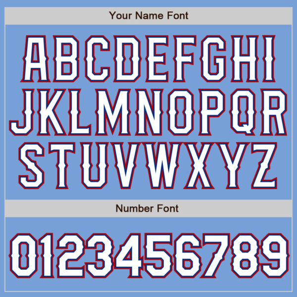 Custom Light Blue White Red-Royal Authentic Raglan Sleeves Baseball Jersey