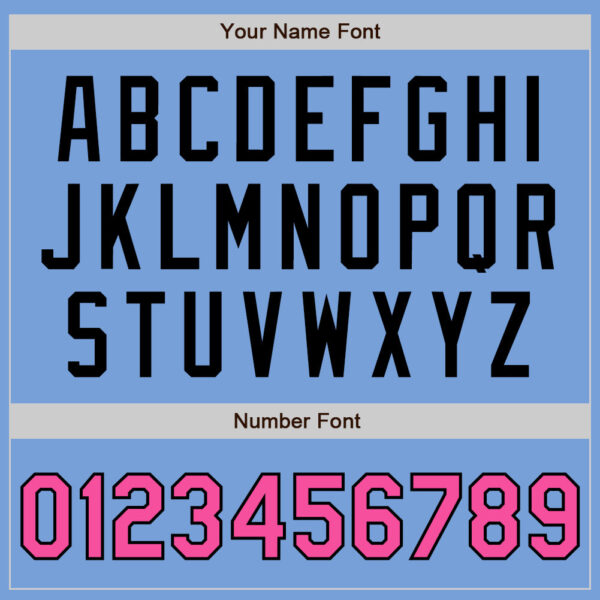 Custom Light Blue Pink-Black Authentic Raglan Sleeves Baseball Jersey