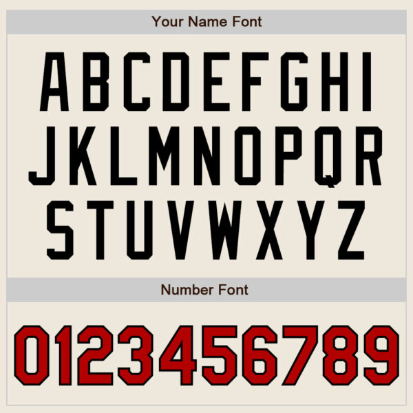 Custom Cream Red-Black Authentic Raglan Sleeves Baseball Jersey