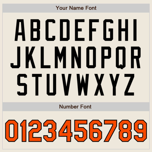 Custom Cream Orange-Black Authentic Raglan Sleeves Baseball Jersey