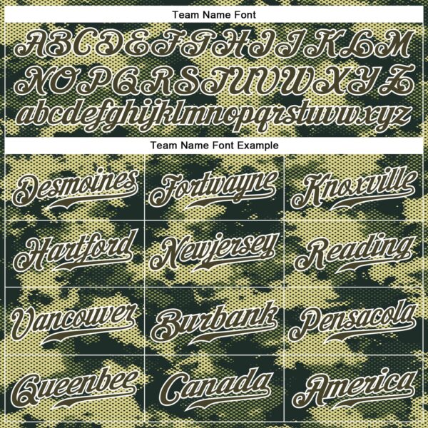 Custom Camo Olive Red Blue Black-White American Flag Side Stripe Patriotic Digital Woodland Camouflage Raglan Sleeves Authentic Baseball Jersey