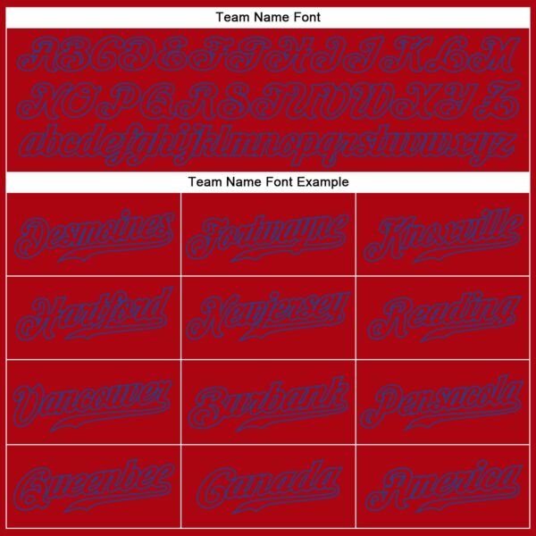 Custom Red Red-Royal Authentic Baseball Jersey