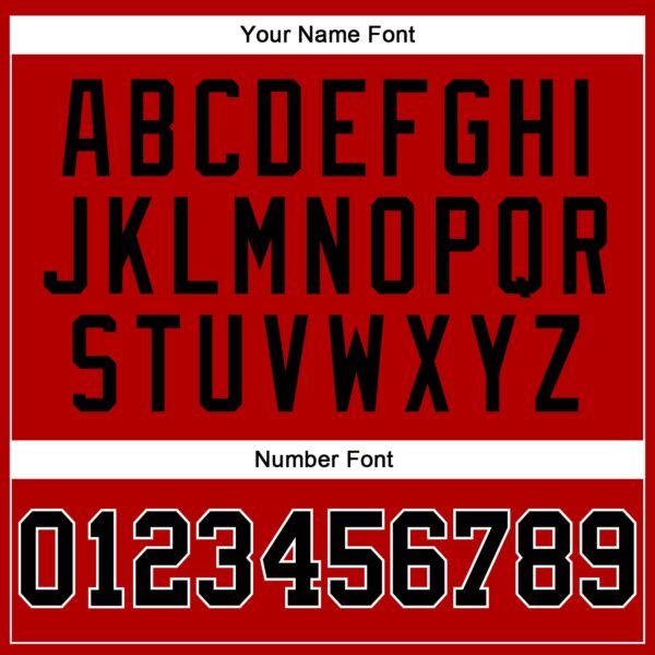 Custom Red White Pinstripe Black-White Authentic Baseball Jersey