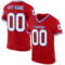 Red0238 Custom Red White-Royal Mesh Authentic Throwback Football Jersey