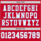 Red0252-3 Custom Red White-Light Blue Mesh Authentic Throwback Football Jersey