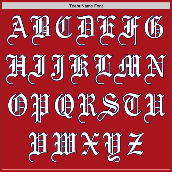 Custom Red White-Navy Authentic Baseball Jersey