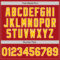 Custom Red Gold-White Authentic Baseball Jersey