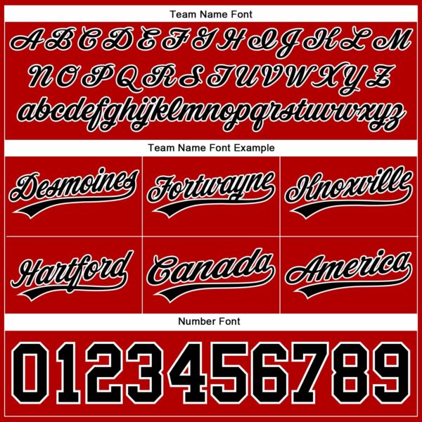 Custom Red Black-White Authentic Throwback Basketball Shorts