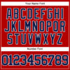 Custom Red Navy-White Authentic Baseball Jersey