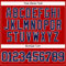 Custom Red Navy-White Authentic Baseball Jersey