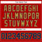Custom Red Navy-Old Gold Authentic Baseball Jersey