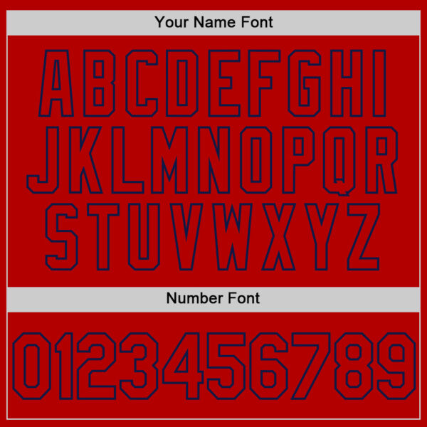 Custom Red White-Royal Authentic Throwback Baseball Jersey