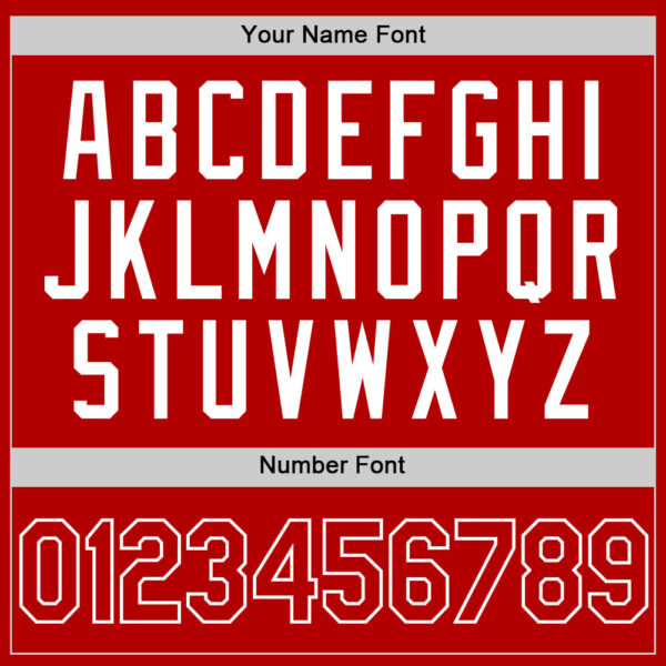 Custom Red White Authentic Throwback Baseball Jersey