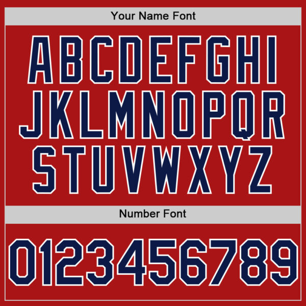 Custom Red Navy-White Mesh Authentic Throwback Baseball Jersey