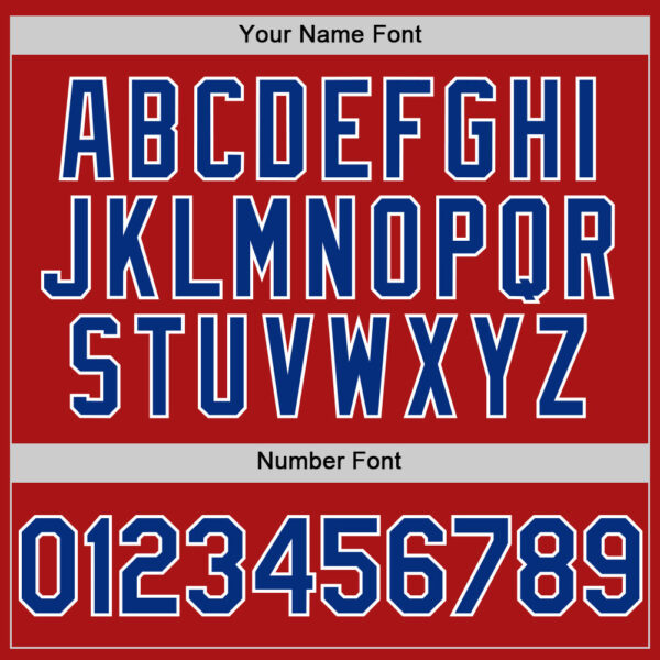 Custom Red Royal-White Mesh Authentic Throwback Baseball Jersey