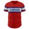 Custom Red Black-Royal Authentic Baseball Jersey