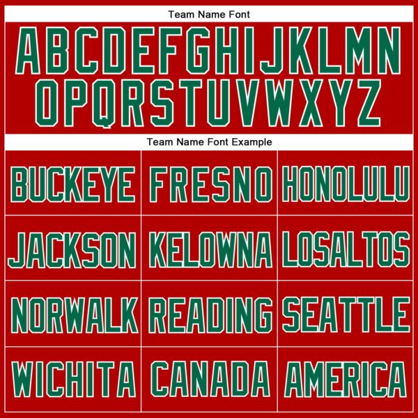 Custom Red Kelly Green-White Mesh Authentic Throwback Baseball Jersey