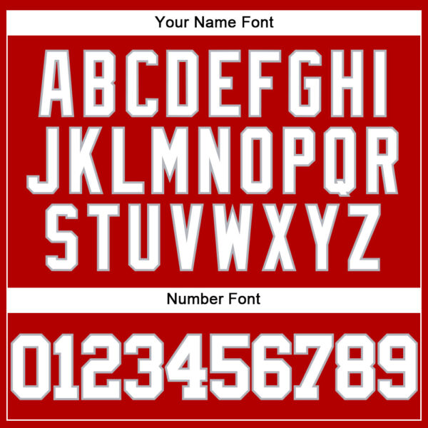 Custom Red White-Gray Mesh Authentic Throwback Baseball Jersey