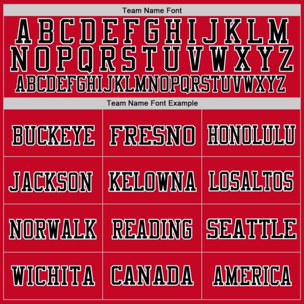 Custom Red Black-White Mesh Authentic Throwback Football Jersey