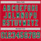 Red0788-3 Custom Red Kelly Green-White Mesh Authentic Throwback Football Jersey