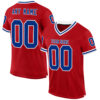Red0815 Custom Red Royal-White Mesh Authentic Throwback Football Jersey