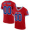Red0815 Custom Red Royal-White Mesh Authentic Throwback Football Jersey