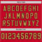 Custom Red Old Gold-Black Mesh Authentic Throwback Football Jersey