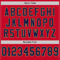 Custom Red Navy-Old Gold Mesh Authentic Throwback Football Jersey