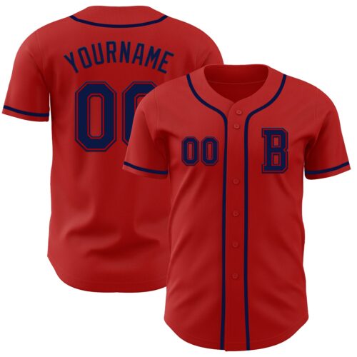 Red0841_7f334c97-8161-4e68-a0f1-1a588199c587 Custom Red Navy Authentic Baseball Jersey