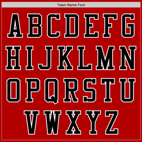 Custom Red Black-White Authentic Baseball Jersey