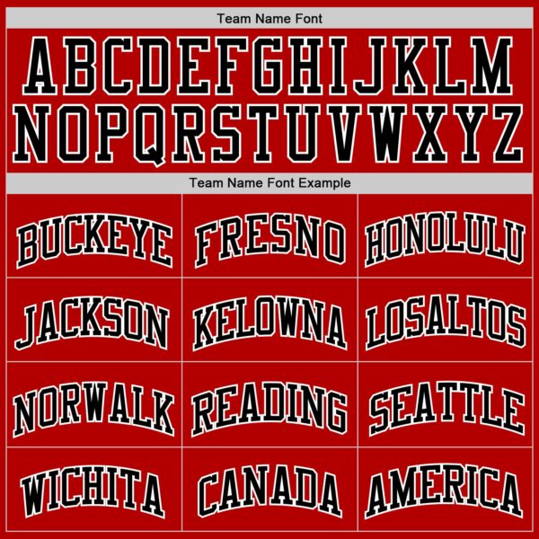 Custom Red Black-White Authentic Throwback Basketball Jersey