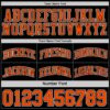 Custom Reversible Black Orange-White Double Side Sublimation Basketball Suit Jersey