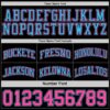 Custom Reversible Black Pink-Sky Blue Double Side Sublimation Basketball Suit Jersey