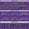 Custom Reversible Black Purple-White Double Side Sublimation Basketball Suit Jersey